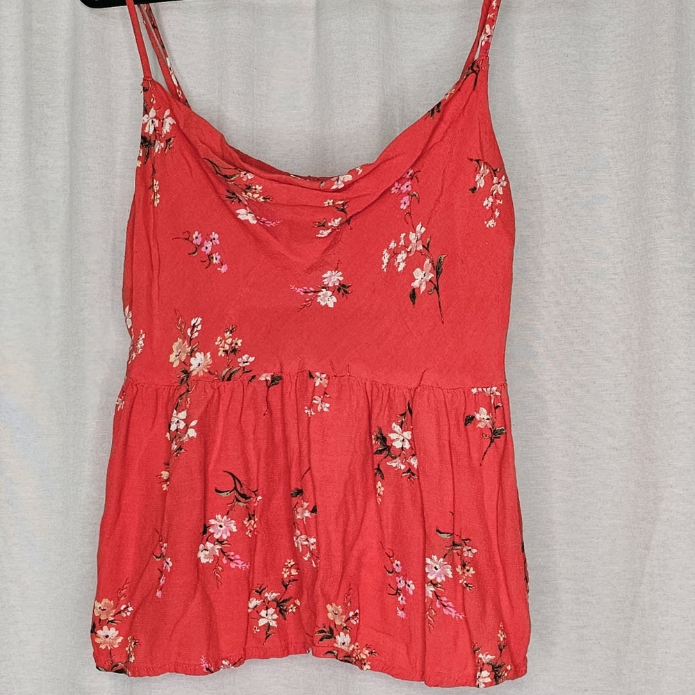 American Eagle peplum tank top